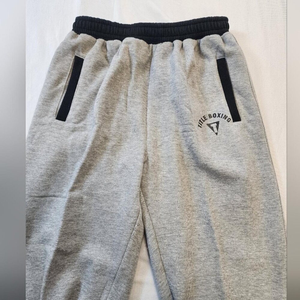 NWT Title Boxing Men's Gray Sweatpants Jogger, Size Xlarge